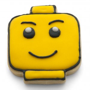 Lego head cookie cutter