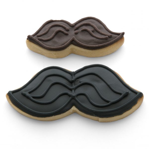 Mini moustache cookie cutter