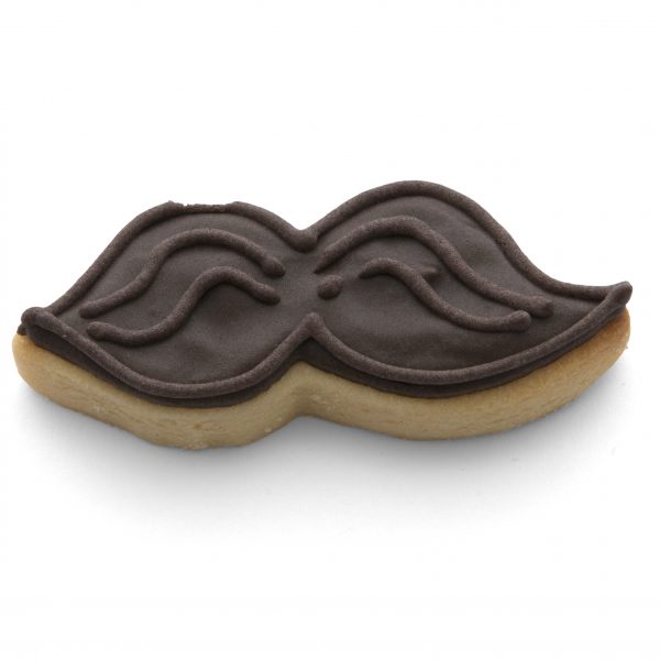 Mini moustache cookie cutter