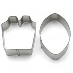 Football and jumper cookie cutter set