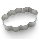 Plaque cloud shape cookie cutter
