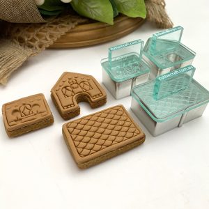 3pcs Gingerbread House Cookie Mold Set 3D Stainless Steel Mini Christmas  House Cookie Mold Christmas Holiday DIY Baking Tools Cookie Cutting Mold  Baki