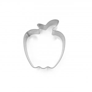 CC315 Cookie Cutter Apple with Leaf Handmade