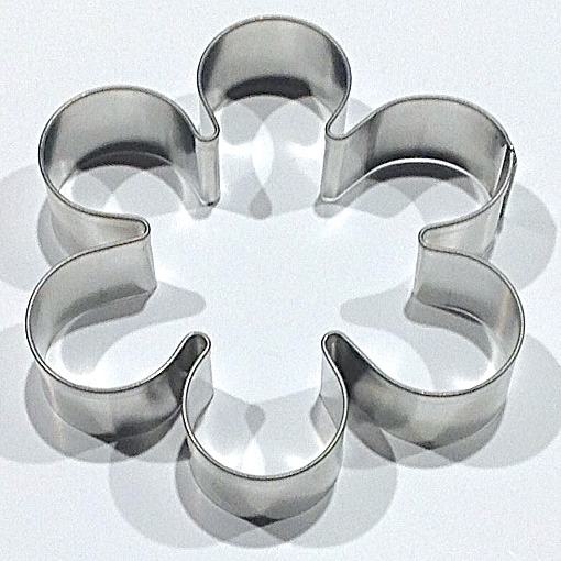 6 petal daisy flower cookie cutter handmade cuttercraft flower petal shape template