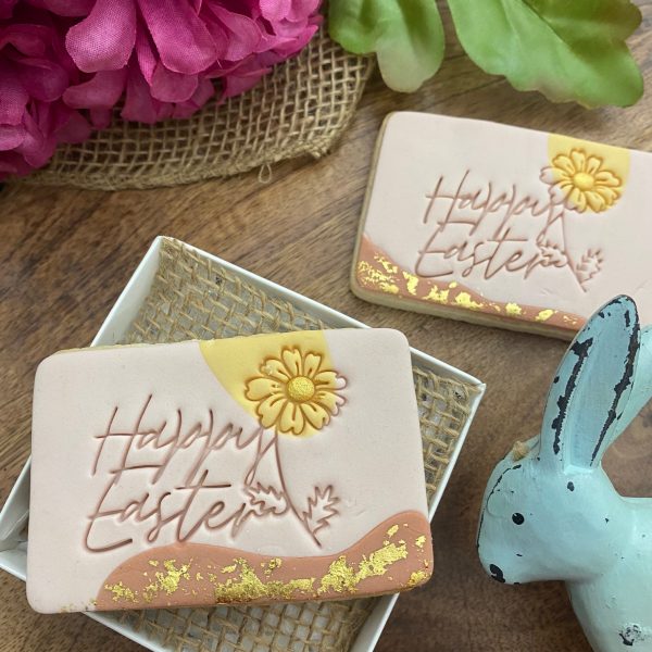 NEM303 happy easter with flower 1